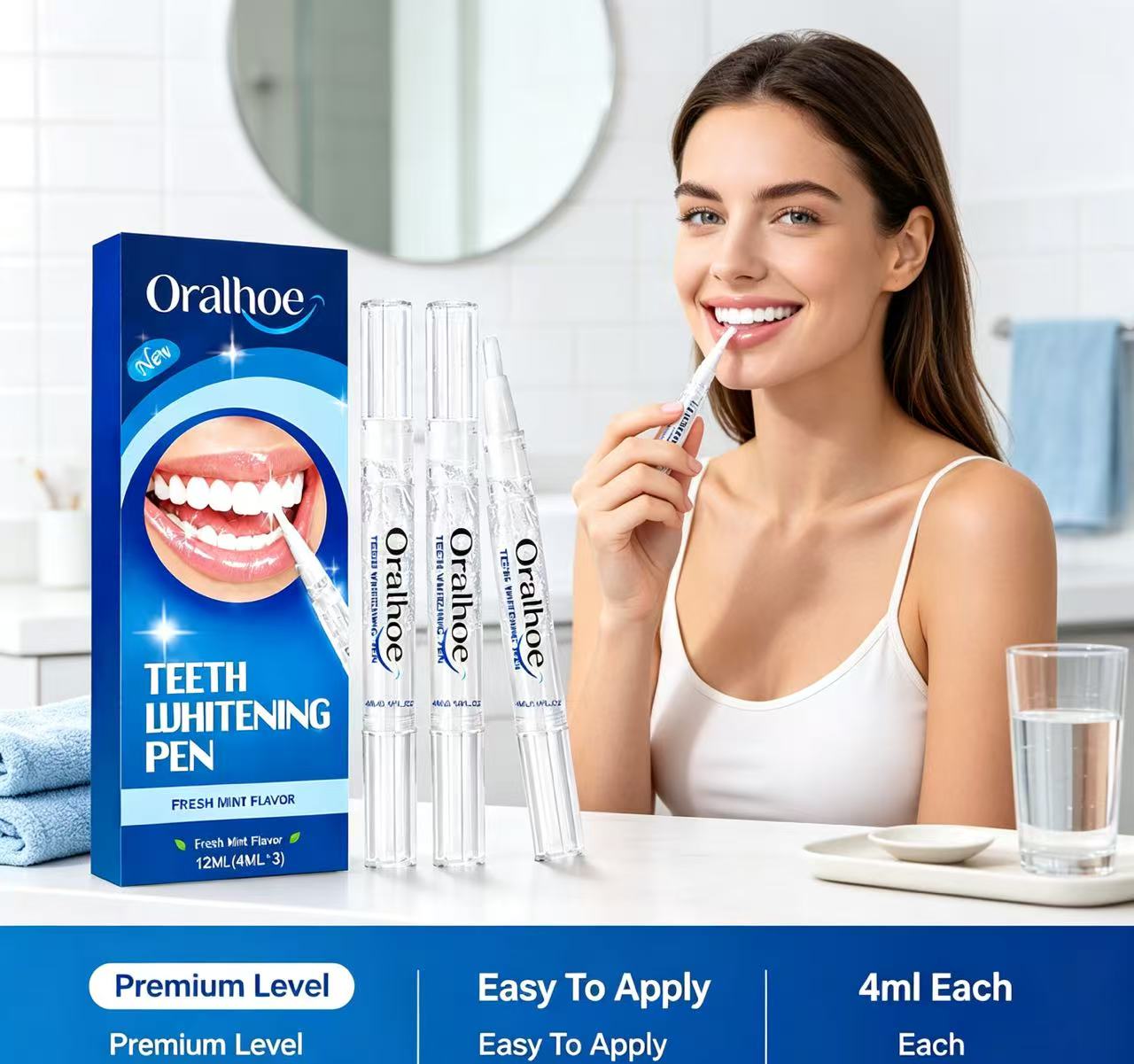 Oralhoe Teeth Whitening Pen 3P - Teeth Whitening Pens review and price