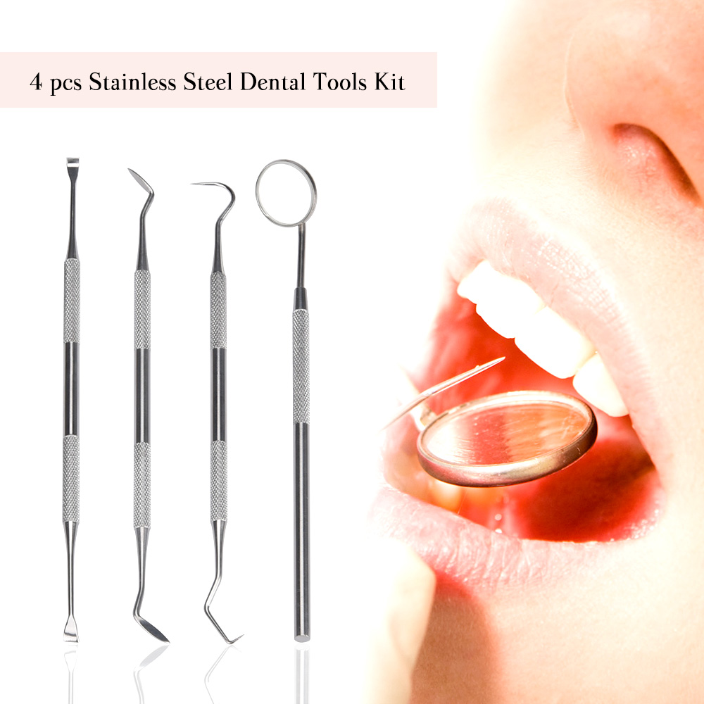 4Pcs Set Tartar Scraper Scaler - Teeth Whitening Mouthwash review and price